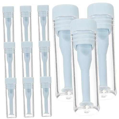 IWOWHERO 12pcs Portable Contact Removal Sticks Soft Silicone Contact Plunger Reusable Eye Remover Tool for Hard Wearers Travel Use