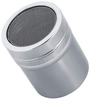 Saupoudreuse à Sucre Glace, Saupoudreuse Cacao, Saupoudreuse à Epices en Acier Inoxydable pour le café, le thé, le Sucre, les Bonbons, la Farine, les Biscuits, les épices, les Grains