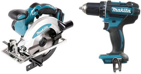 SCIE CIRCULAIRE MAKITA Ø 165 MM (MACHINE SEULE) - DSS610Z & DDF482Z Perceuse visseuse 60 nm 18 V Bleu