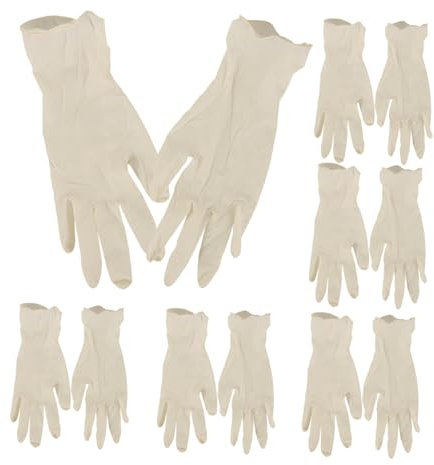 Yardenfun 20stücke Latexhandschuhe Für Junge Mädchen Kleine Einweghandschuhe Anti-rutsch-handschuhe Für Küche Und Reinigung Mehrzweck-kinderhandschuhe