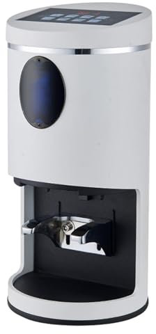 CHANGLKJ Automatic Coffee Tamper, Electric Coffee Powder Press Machine with Height Adjustable Aluminum Alloy Support Seat, Fits 58mm Hammer and Pressure 10 To 30 Kg Adjustable, for Cafe, Dining