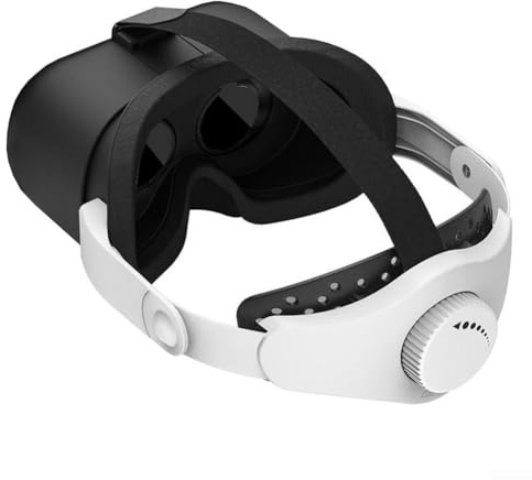 Babominimer VR Headset for Nintendo Switch, Adjustable Lenses, Switch Virtual Reality Glasses, Black and White