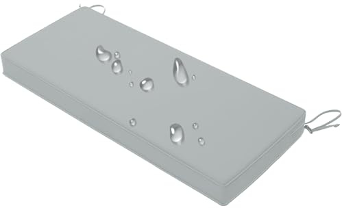 3cm Dicke Sitzkissen Sitzpolster Sitzauflage Bank, Outdoor Bankauflage Wetterfest, Rutschfeste Eckbank Auflagen Sitzauflage FüR Gartenbank, Wasserdicht Bankkissen Gartenbankauflagen,No2,150X50X3CM