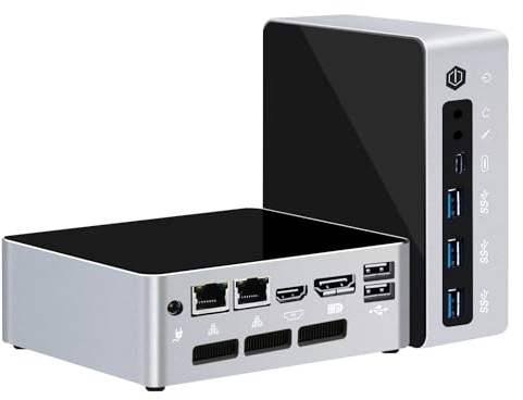 ROUAFWIT Mini PC Win 11 Pro 12th Gen Core i7 1260P Micro Desktop Computer, DDR5 16GB RAM NVME 256GB SSD Fan Office PC, 4K Triple Display, WiFi6 BT5.2