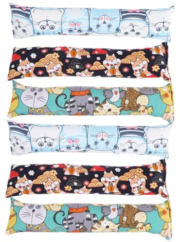 NUOBESTY 6pièces Jouets Herbes à Chats pour Chatons Intérieur Coussins à Mâcher Herbe à Chat Jouets Éveil Interactifs