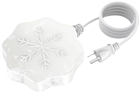 Dewireaey Vogelbadheizer Für Den Winter - Automatische EIN- Und Ausschaltung Mit Schnellaufheizung 80W,Außenbereich Teich Enteiser Wasserwärmer - Für Garten, Hühnerstall, Farmteich, Vieh Und Kaltes
