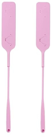 SHINEOFI Plumero Simple Alargado para Sofá y Tapicería, Plumero Pequeño de Tela No Tejida, Ligero y Práctico, para Limpieza del Hogar y Polvo en Superficies, Pack de 2 Unidades Color Rosa Claro