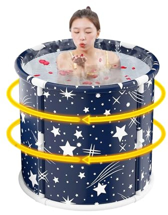 Tragbare Badewanne Für Die Dusche – Faltbarer Badeeimer Für Erwachsene, Großer Einweichbehälter, Kompaktes, Platzsparendes Design, Langlebiges Material, Einfache Einrichtung | Home-Badezimmer-Whirlpoo