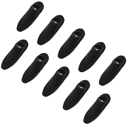 PACKOVE Dispositivo Fisso di Alloggiamento 10 Pezzi, Morsetto per Tubo Cavo Freno e Cambio Bici in Plastica Resistente, Supporto Passacavo Leggero e Portatile per Accessori Ciclismo