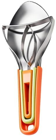 Pelador De Mango | Utensilios Manuales Dentados Culinarios - Cortador De Frutas Y Sandía | Para Hogar, Apartamento, Camping, Interior, Exterior, Aguacate, Kiwi, Melón Cantalupo
