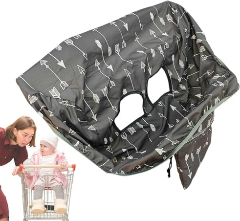 Couverture De Panier Pour Bébé, Protecteur De Hamac De Chariot Lavable | La housse de panier lavable en machine offre une d'assise confortable et se replie dans un sac de transport attaché.