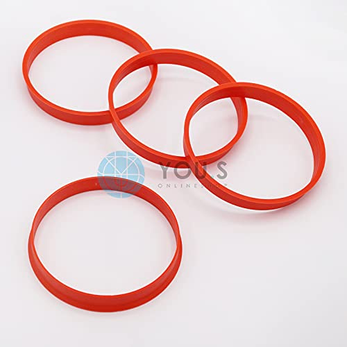 4 x ZENTRIERRINGE DISTANZRING für ALUFELGEN S59 73,1-71,1 mm CMS, DBV, Proline Wheels, Schmidt Revolution