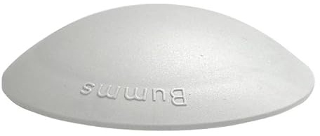 10er Set FELGNER BUMMS Türstopper | Türpuffer Türsicherheit aus Kunststoff | Anbringen zum Schutz von Wand, Schrank, Tür, Glas, Fliese, Tapete uvm.| Durchmesser 60mm, Höhe 15mm | Farbe: grau