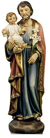 Paben - Estatua de San José, de resina,13 cm