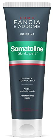 Somatoline SkinExpert Uomo Crema Pancia E Addome - Snellente 250 ml | Crema Corpo Uomo Termoattiva Con Caffeina, Carnitina E Guaranà - Snellente Addominali - Efficacia Provata