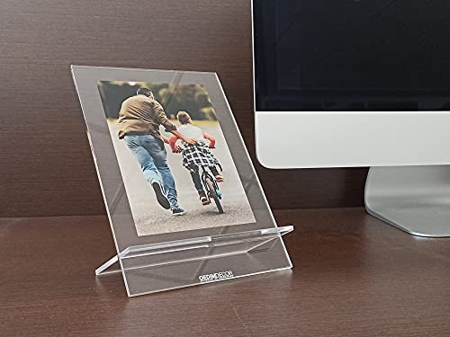 Oedim Placa Metacrilato Foto Personalizada con Apoyo, Fabricado en Metacrilato 4mm, 15x21cm, Efecto Espejo