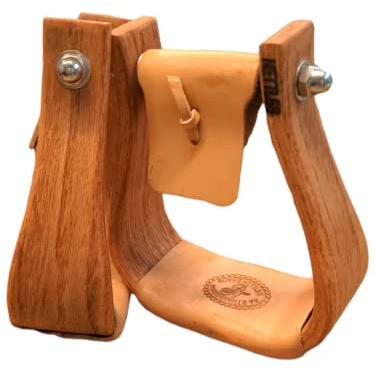 Nettles The Chisholms Stirrups Light Gunstock Color - 2 Tread