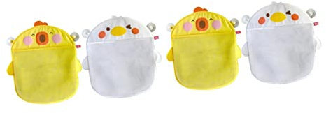 Cabilock 4 Stück Badezimmer Spielzeug Hängende Tasche Spielzeugorganisator Netztasche Für Badespielzeug Aufbewahrung Von Badespielzeug Badewanne Lagerung Kind Polyester Badezimmerschrank