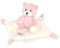 Nordstern Osito de Peluche con Manta de Seguridad, Dudu – Regalo para bebés Recien ncaidos para niñas y niños para en Aspecto de Punto – Accessorios Inicial de Peluche y Oso en Rosa