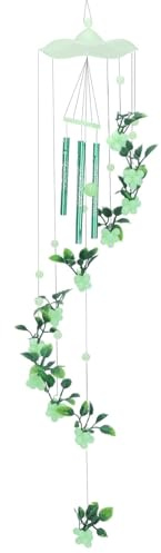 Rurunklee Windspiele für den Außenbereich, Metall-Windspiele - Metall-Windspiel für Garten im Freien, leuchtende Trauben, leuchtet im Dunkeln, hängende Gartendekoration, Outdoor-Glockenspiel