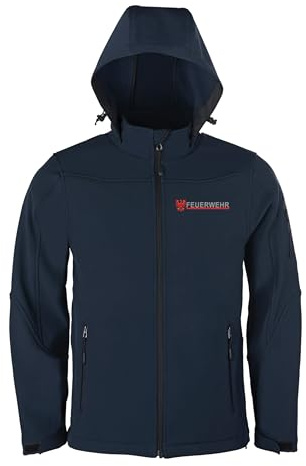 EinsEinsZwei Softshelljacke Feuerwehr Brandenburg Herren Dienstkleidung Workwear Qualität