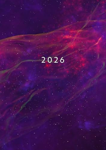 2026: A4 Wochenplaner mit Zeiteinteilung | Terminkalender mit Stunden 5 - 23h Tag | 1 Woche auf 2 Seiten Zeit Planer | Kalenderbuch Organizer | ... | Buchkalender Jahresplaner | Nebula
