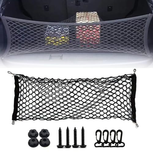 ZDHXZYQ Kofferraumnetz Gepäcknetz Auto Für Ford Ka Kuga Laser Maverick Mondeo, Kofferraum Netztasche Auto, Aufbewahrung Netz für Kofferraum Autodach,90 * 30CM