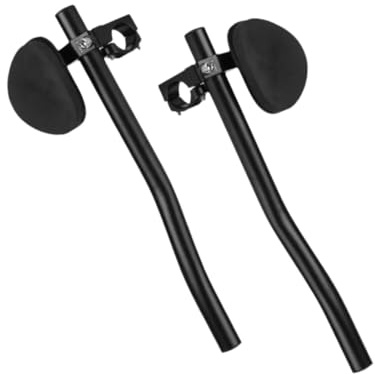 Perfeclan 2x Bike Arm Rest Bar Handlebar Grip Aero Bar Adjustable Bike Handle Grips Bike Rest Handlebars for Mountain Bikes Road Bikes