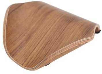 bosign Wooden Soap Saver Dish Leaf with Draining Spout - 12x11x4 cm. Walnut (Juglans nigra, from USA)