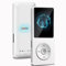 Reproductor MP3 Bluetooth da 32GB con Altavoz HD Integrado, Reproductor de Música Deportivo Portátil, Sonido sin Pérdidas, Grabadora/Radio FM, Vídeo, Tarjeta TF Ampliable a 128 GB
