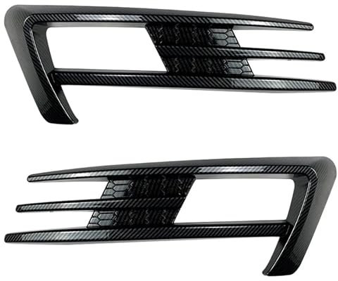 Frontspoiler Für VW Für Golf 7 Für MK7 2013 2014 2015 2016 Frontschürze Spoiler Nebelscheinwerfer Abdeckung Luftmesser Splitter Body Kit Front Spoiler Lippe(Carbon Look)