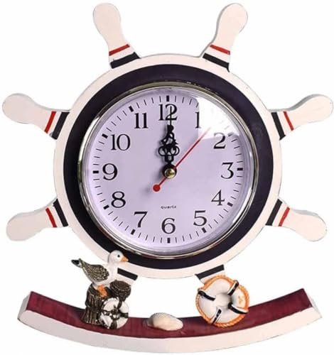 Orologio da tavolo a pendolo s orologio da tavolo s nave timone orologio fare riferimento al prodotto effettivo.- A||22 cm