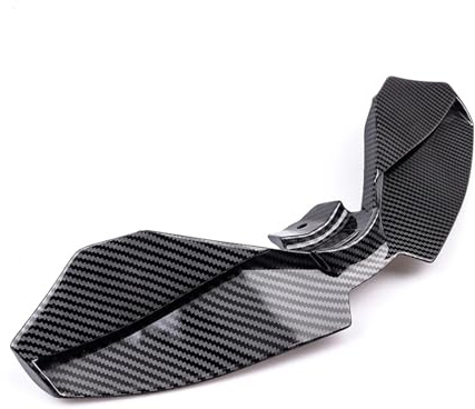 Alerón Motocicleta para MT-09/SP GP para MT09 Gen 4 2024 2025 Wing Downforce Naked Spoilers Frontales Spoiler Delantero Borde Inferior(Abs Water Ripples)