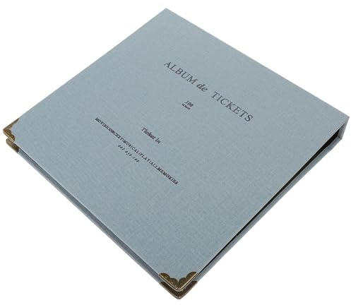 OFFSCH Álbum para Entradas de Conciertos y Películas Libro de Recuerdos con Páginas Suaves para Colección de Tickets Fotos y Documentos Regalo Significativo para Familia y Amigos