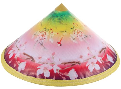 TOYANDONA Chapeau Chinois Tissé pour Cosplay et Fête à Thème, Décoration Durabilité, Accessoire pour Spectacle et Danse