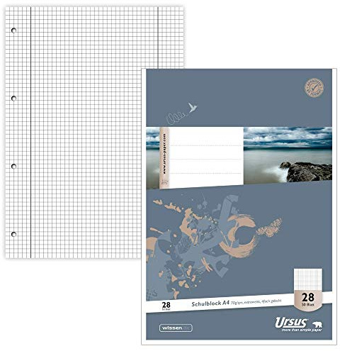 Ursus 040450028 10 Briefblöcke A4 kar.Nr.28
