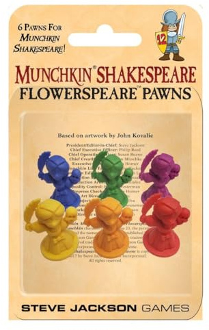 Steve Jackson Games 5619 - Munchkin Shakespeare Flowerspeare Pawns