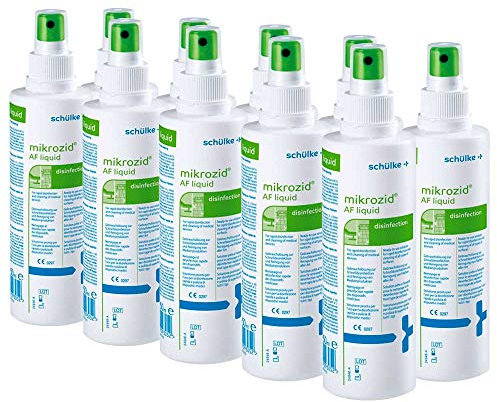 10x 250 ml Schülke Mikrozid® AF Liquid Flächen Desinfektion Desinfektionsmittel Schnelldesinfektion