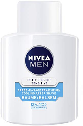 NIVEA MEN Känslig cool aftershave balsam – alkoholfri – Aftershave Balm med tångsextrakt och kamomill – 100 ml