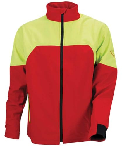 FOREST FIGHTER Start-Up Forstjacke by Francital - Forst-Softshelljacke - Waldjacke - Arbeitsjacke rot-gelb oder schwarz-gelb