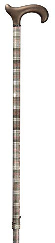 Gastrock Designer Gehstock Gehhilfe Derby Glencheck Ergonomic