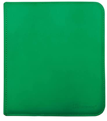 Ultra Pro - Carpeta Pro con 12 bolsillos con cremallera, color verde