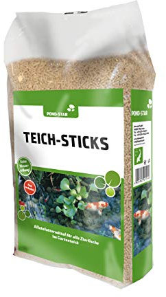 Alimento in sticks per pesci da laghetto sacco 15 litri