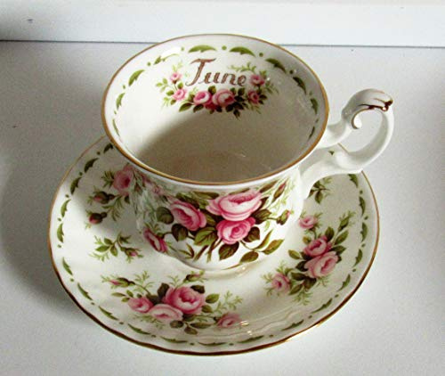 Royal Albert / June – Juin / Lot de 2 / Original/Bone China/Tasse de collection/Petite taille