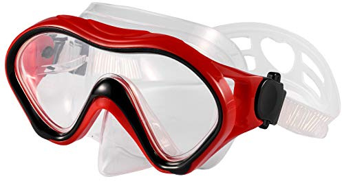 Yizerel Kids Swim Mask, Swimming Goggles with Nose Cover, Snorkel Gear Scuba Diving Snorkeling, Anti-Fog UV Protection Lens Waterproof Socket 180° View Angle Face Mask for Youth Children Junior Teens