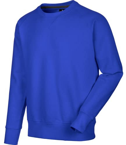 WÜRTH MODYF Sweatshirt Job+ für Herren & Damen in Royalblau - moderner Arbeitspullover, perfekt für Handwerk, Werkstatt, Arbeiten im Freien - in den Größen M