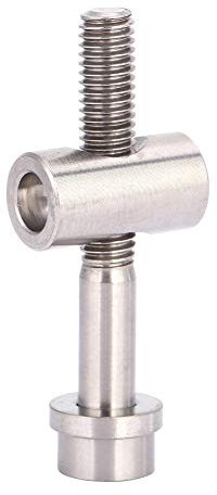 BuyWeek Fahrrad Sattelstütze Schraube, Titanlegierung Sattelstütze Fester Bolzen Rundkopfschraube Fahrrad Sattelstützenschraube Ersatzzubehör (M5x35mm-Titan)