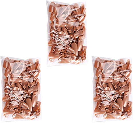FOMIYES 300pièces Lot De Faux Ongles Plastique Pour Entraînement Manucure Pratique Diy Pour Débutants Et Artistes