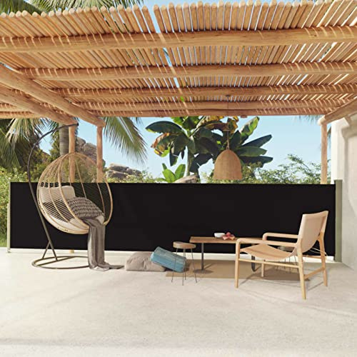 Tidyard Tenda da Sole,Laterale,Retrattile,Estensibile,per Patio,Terrazzo,Balcone,Tenda da Sole per Esterno,Tenda da Sole Laterale,Tenda da Sole Avvolgibile,Tenda Paravento da Sole