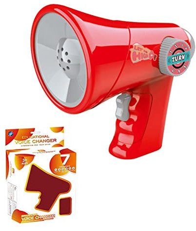 Rianpesn Sprachverzerrer-Megaphon für Kinder - Stimmverzerrer-Spielzeug für Kinder - Tragbares Kinderspielzeug mit Sprachwechslerfunktion, Kinder-Sprachmodulator für Par -Geburtstagsgeschenke